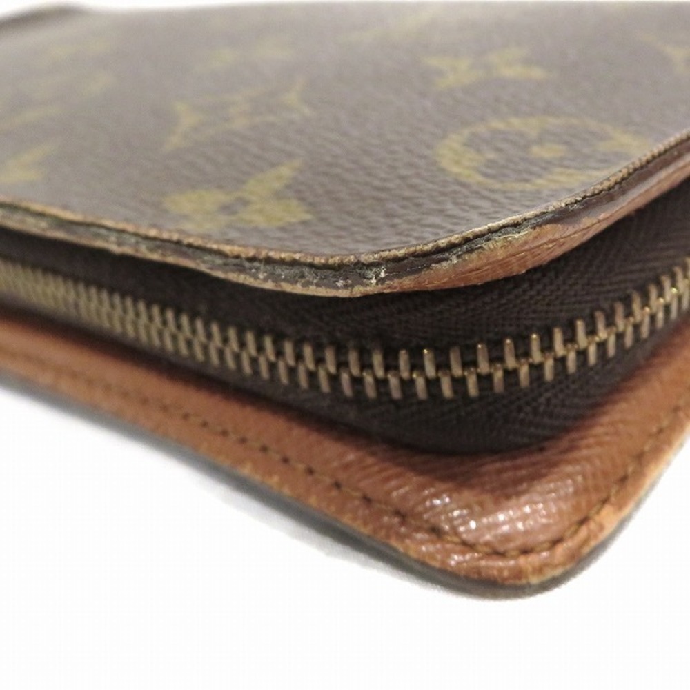 Louis Vuitton LOUIS VUITTON Monogram Portumone Zip Long Wallet with Round  Zipper M61727