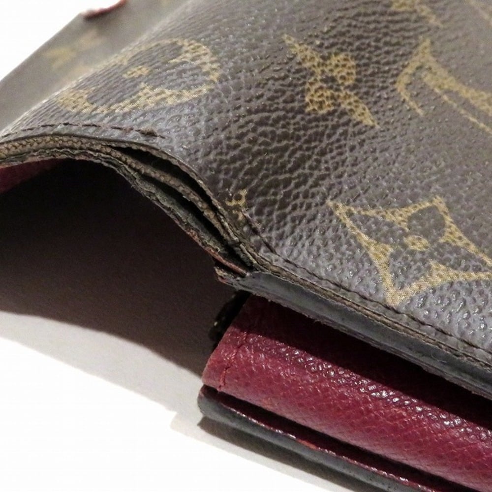 Louis Vuitton Monogram Portefeuille Emily M60136 Wallet Long Ladies