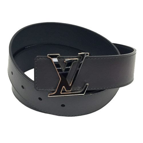 Pre-Owned Rare limited edition Louis Vuitton LOUIS VUITTON leather belt  N1002 Sunture LV 100LV 85 size 80-90cm black men's (Good) 