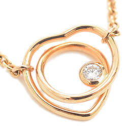 Hermes Vertige Cool Necklace Diamond D0.05ct K18PG ST size