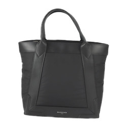 BALENCIAGA Balenciaga Kabas S tote bag 363425 nylon leather black silver metal fittings