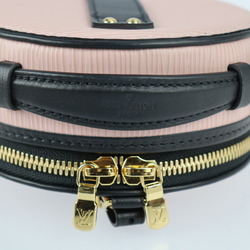 LOUIS VUITTON Louis Vuitton Mini Bowat Shape Shoulder Bag Pink Black Gold Metal Fittings Pochette