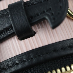 LOUIS VUITTON Louis Vuitton Mini Bowat Shape Shoulder Bag Pink Black Gold Metal Fittings Pochette