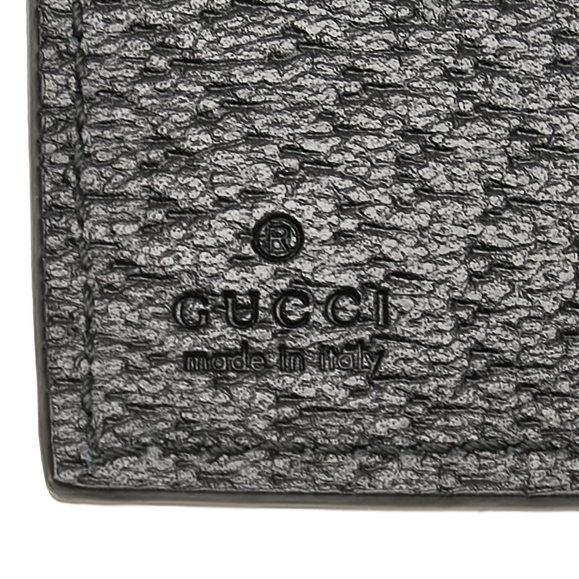 Gucci GG Marmont Double Card Case Business Holder 428737 Black Leather Ladies GUCCI