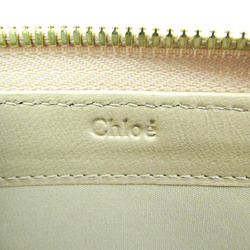 Chloé CHC17AP941H9Q Leather Long Wallet (bi-fold) Pink Beige
