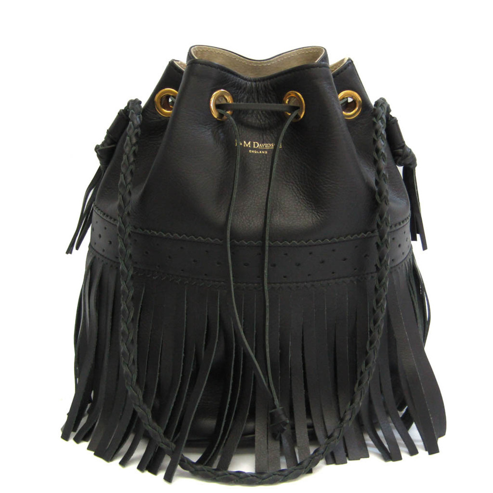 J&M Davidson Carnival L Women's Leather Shoulder Bag Black | eLADY Globazone