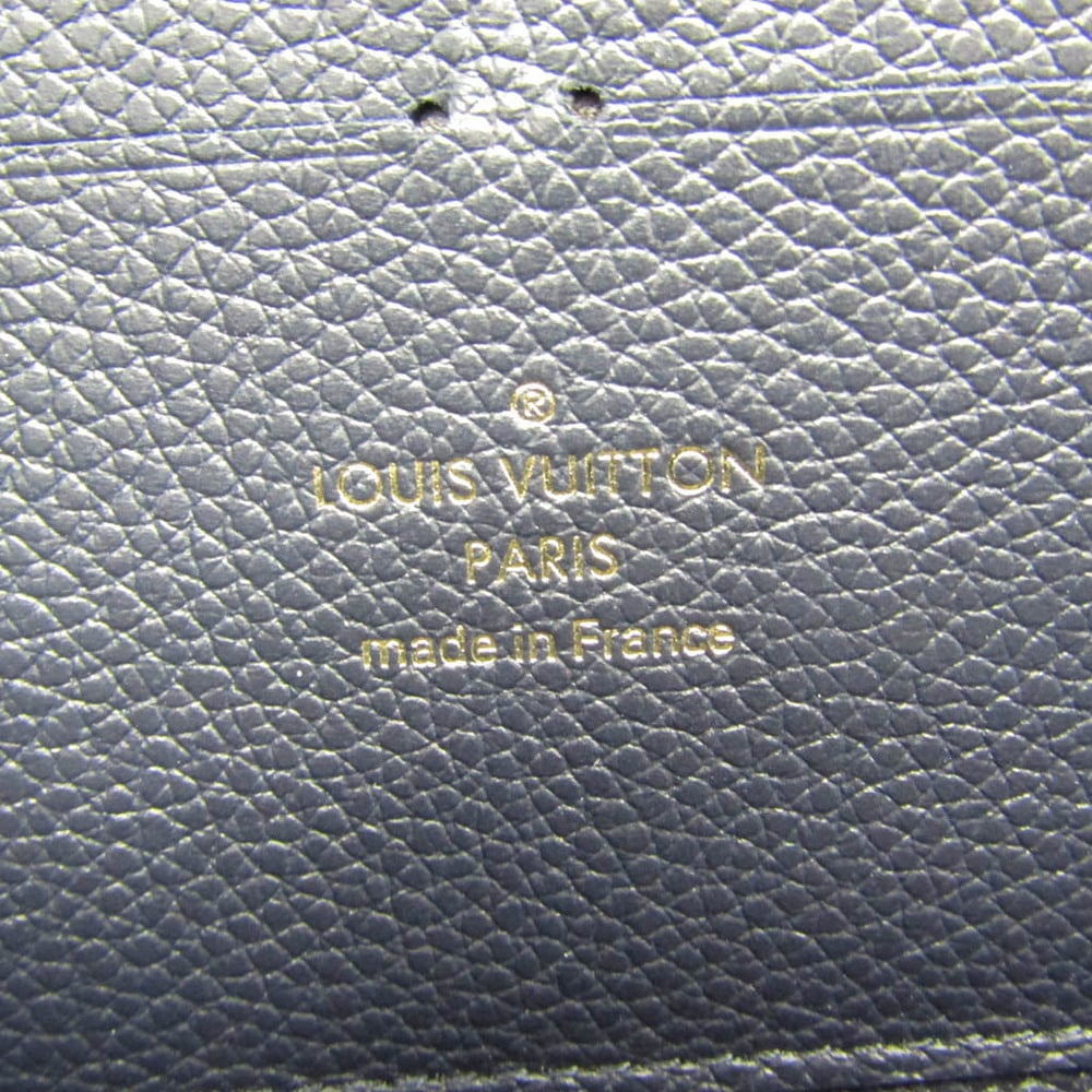 Louis Vuitton Clemence Wallet Monogram Empreinte Marine Rouge