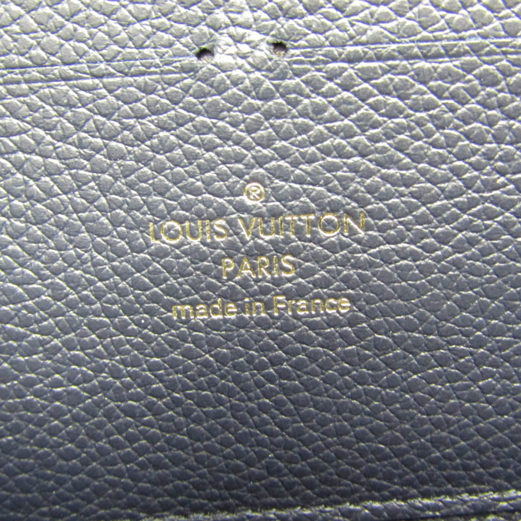 Louis Vuitton Monogram Empreinte Portefeuil Clemence M69415 Women's Monogram Empreinte Long Wallet (bi-fold) Marine Rouge