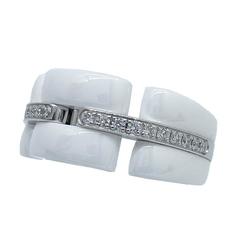 CHANEL Chanel Ultra Ring White Ceramic/K18WG Diamond No. 11 K18WG Gold Boxed Women's Men's Accessories Jewelry