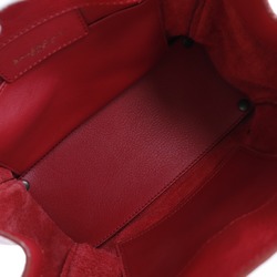 BALENCIAGA Balenciaga paper mini 2WAY shoulder 305572 calf red ladies handbag