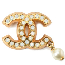 Chanel CHANEL here mark necklace rhinestone black × white border 06A |  eLADY Globazone
