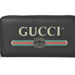 Gucci wallet GUCCI long print 496317 black