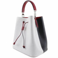 LOUIS VUITTON Louis Vuitton Neonoe 2WAY Shoulder M55394 Epi Leather White/Black/Red AH5109 Women's Handbag