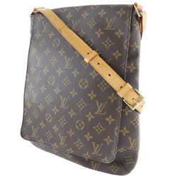 LOUIS VUITTON Louis Vuitton Musette M51256 Monogram Canvas Brown AS0071 Women's Shoulder Bag