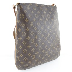 LOUIS VUITTON Louis Vuitton Musette M51256 Monogram Canvas Brown AS0071 Women's Shoulder Bag