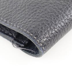 HERMES Hermes Dogon GM Togo navy blue □C unisex long wallet