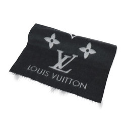 LOUIS VUITTON Louis Vuitton Shawl Monogram Giant MP2412 Noir Cashmere Silk  Wool Stole Muffler | eLADY Globazone