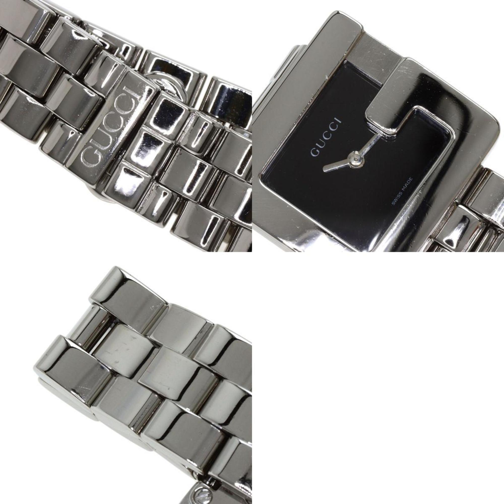Gucci 3600L Square Face G Watch Stainless Steel SS Ladies GUCCI