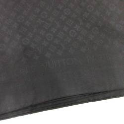 Louis Vuitton Accessory Shawl Evermore Black Stole Monogram Pattern Whole Women's Silk x Wool M77372 LOUISVUITTON