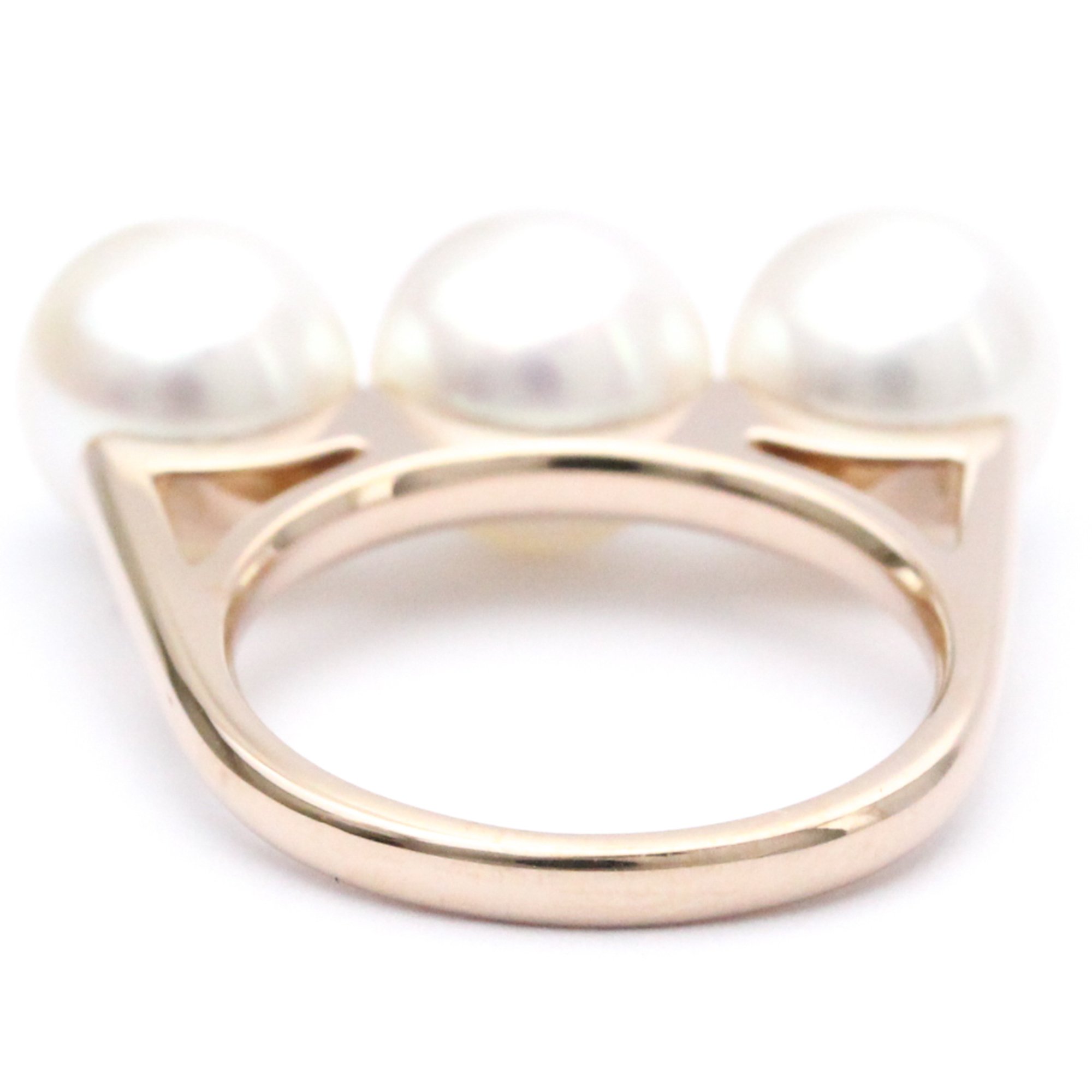 Tasaki Balance Era Ring Pink Gold (18K) Fashion Pearl Band Ring Pink Gold