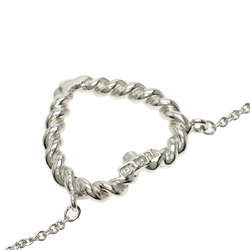 Tiffany Twisted Heart Necklace Silver Ladies TIFFANY&Co.
