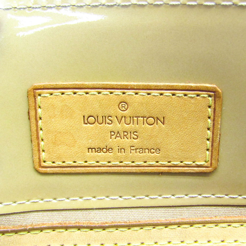 Louis Vuitton Monogram Vernis Reade PM M91334 Women's Handbag Noisette