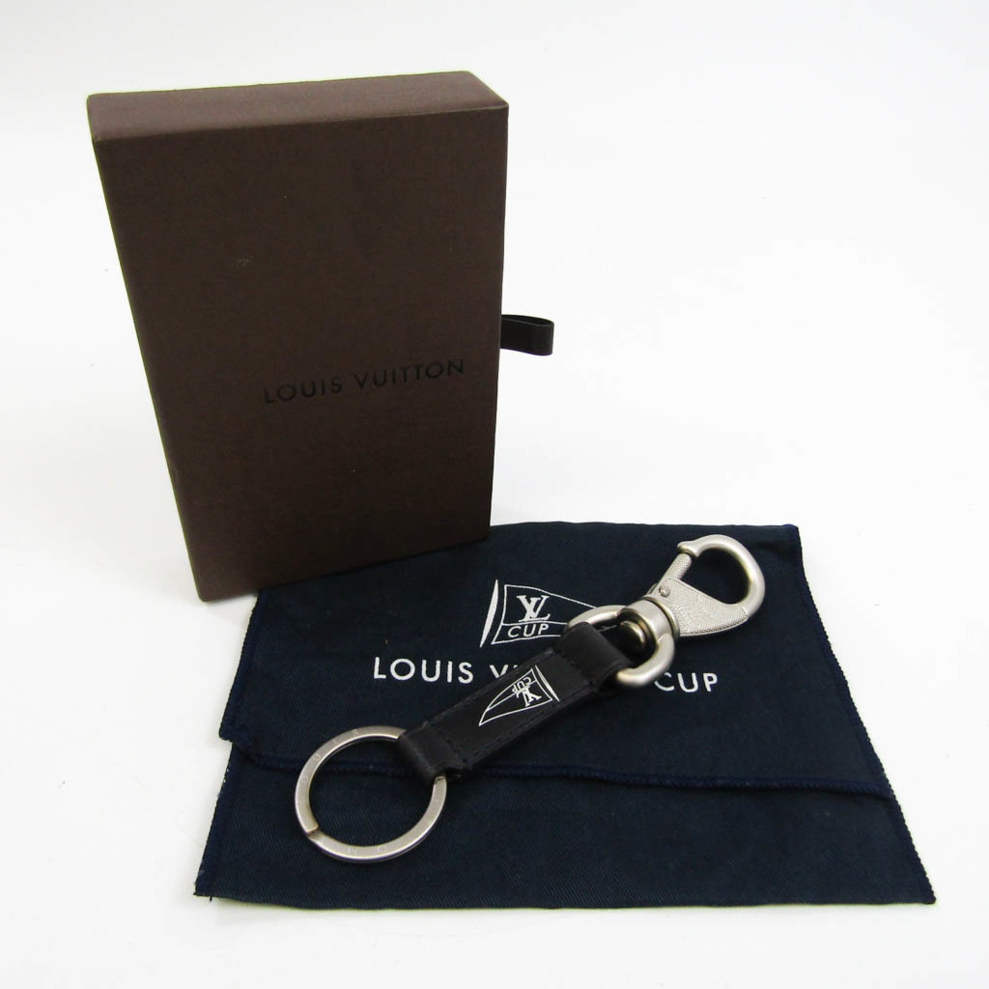 Louis Vuitton Portocre Muskton LV Cup 2007 Limited M80714 Keyring (Navy,Silver)