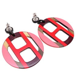 Hermes H Skip Ladies Earrings Buffalo Horn