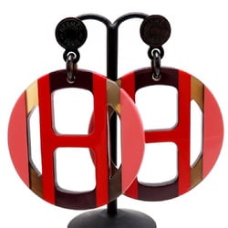 Hermes H Skip Ladies Earrings Buffalo Horn