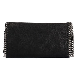 Stella McCartney Falabella Shoulder Bag Polyester Black Ladies