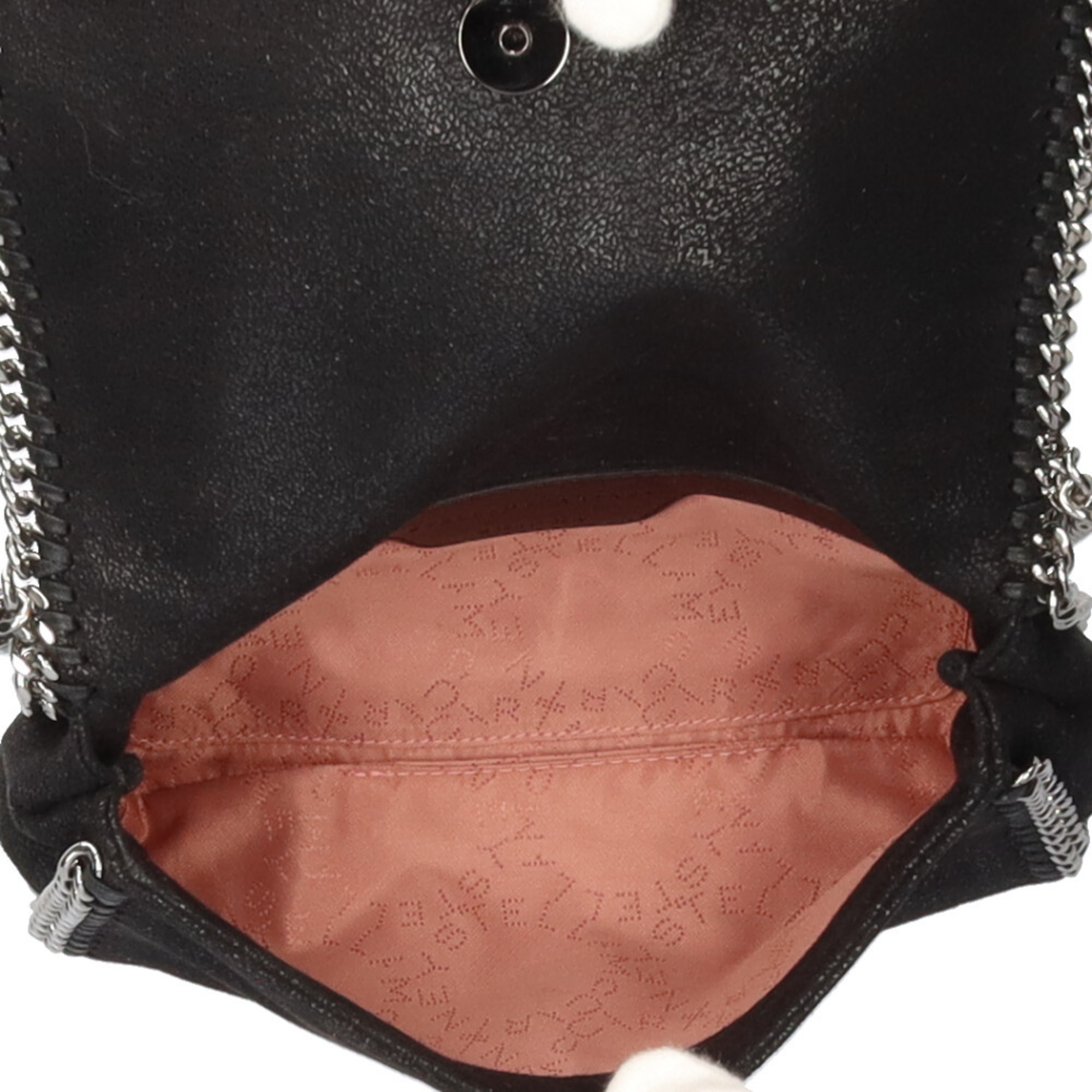 Stella McCartney Falabella Shoulder Bag Polyester Black Ladies