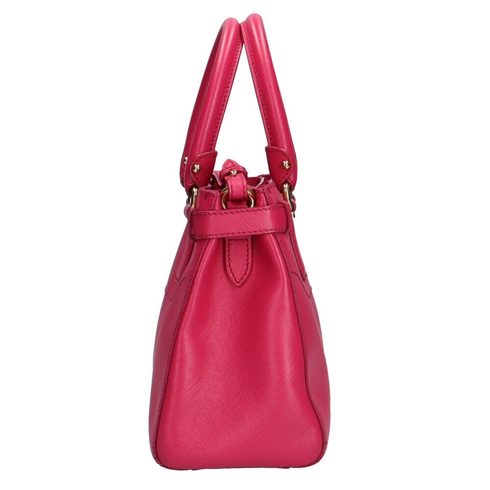Salvatore Ferragamo shoulder bag leather pink ladies