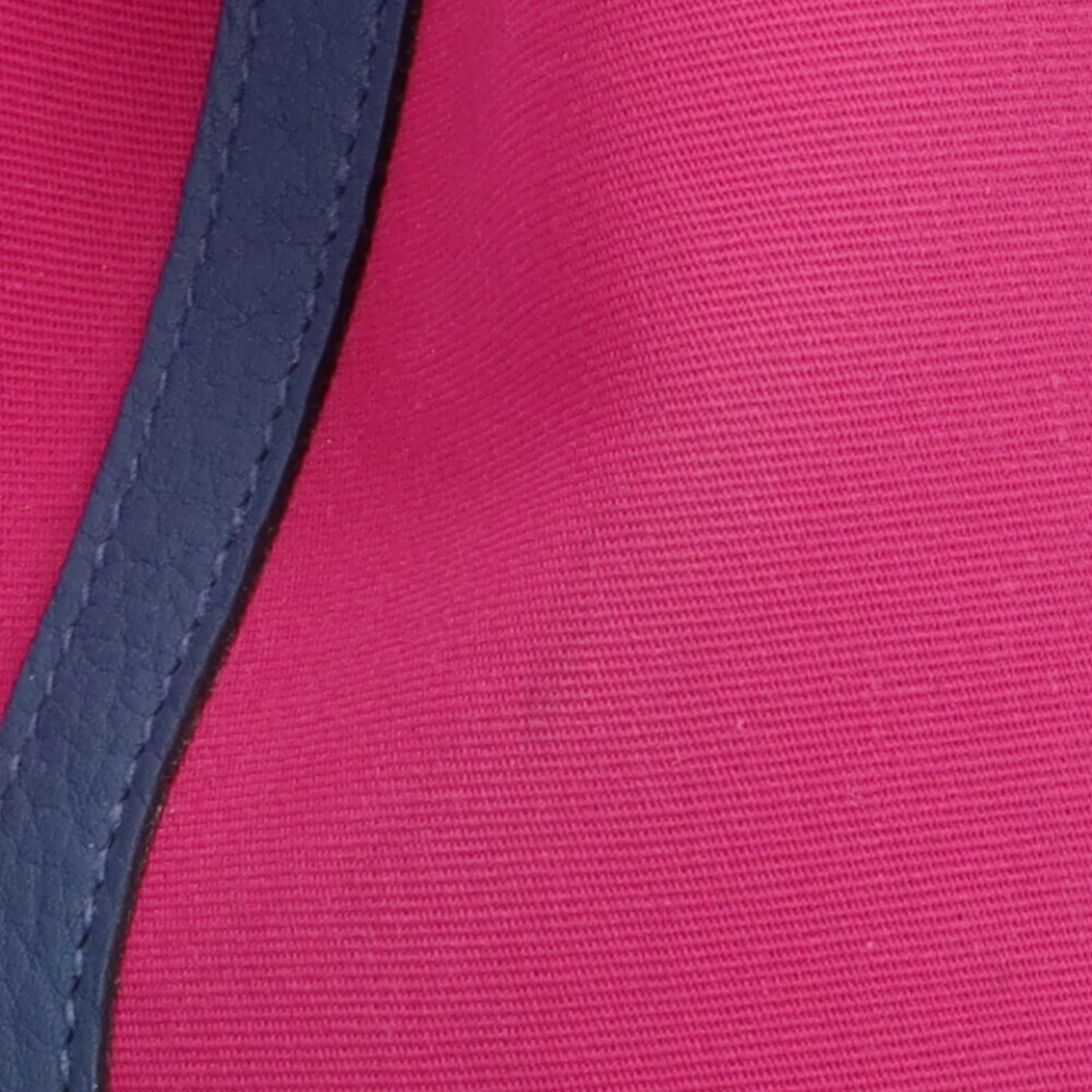 Hermes HERMES TPM Garden Tote Bag Toile Officie Pink Women's