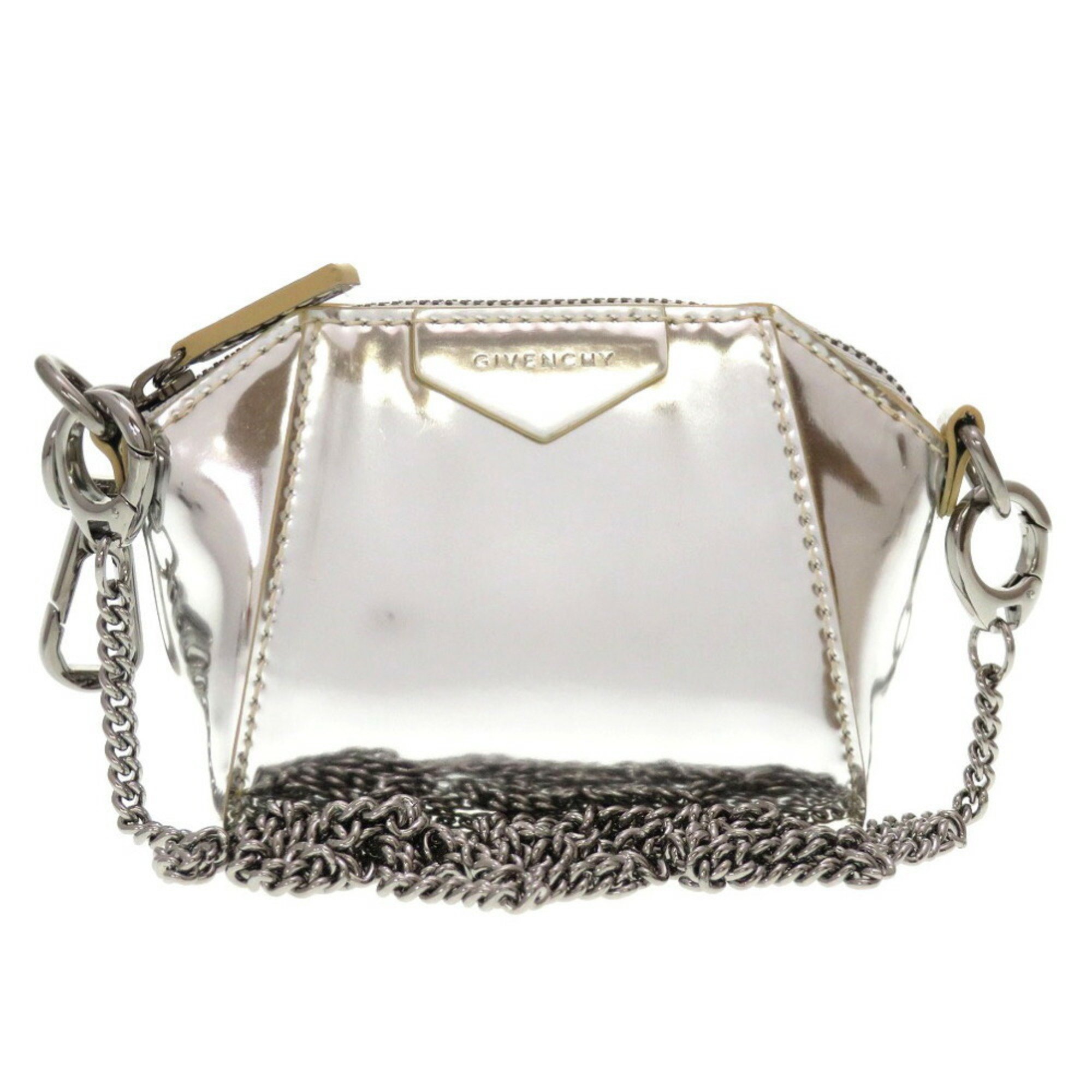 Givenchy Baby Antigona BB60D7B0XN Leather Silver Chain Shoulder Bag