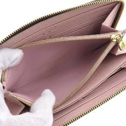 Louis Vuitton LOUIS VUITTON Damier Zippy Wallet Round Zipper Long Rose  Ballerine N60046