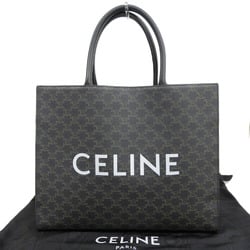 Celine CELINE Triomphe Horizontal Cover Handbag Black 197012CIM 38SI