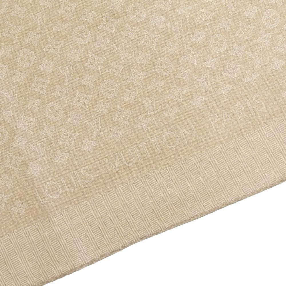Louis Vuitton Monogram Evermore Silk Shawl - Grey Scarves and Shawls,  Accessories - LOU675110