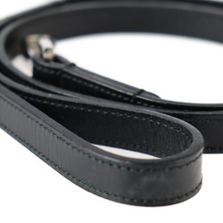 GUCCI Gucci Other fashion miscellaneous goods 049.01.17.0412 leather black silver metal fittings leash pet supplies for medium-sized dogs
