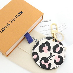 LOUIS VUITTON Key ring holder chain Bag charm AUTH Porto Cle Pretty Color  F/S L3