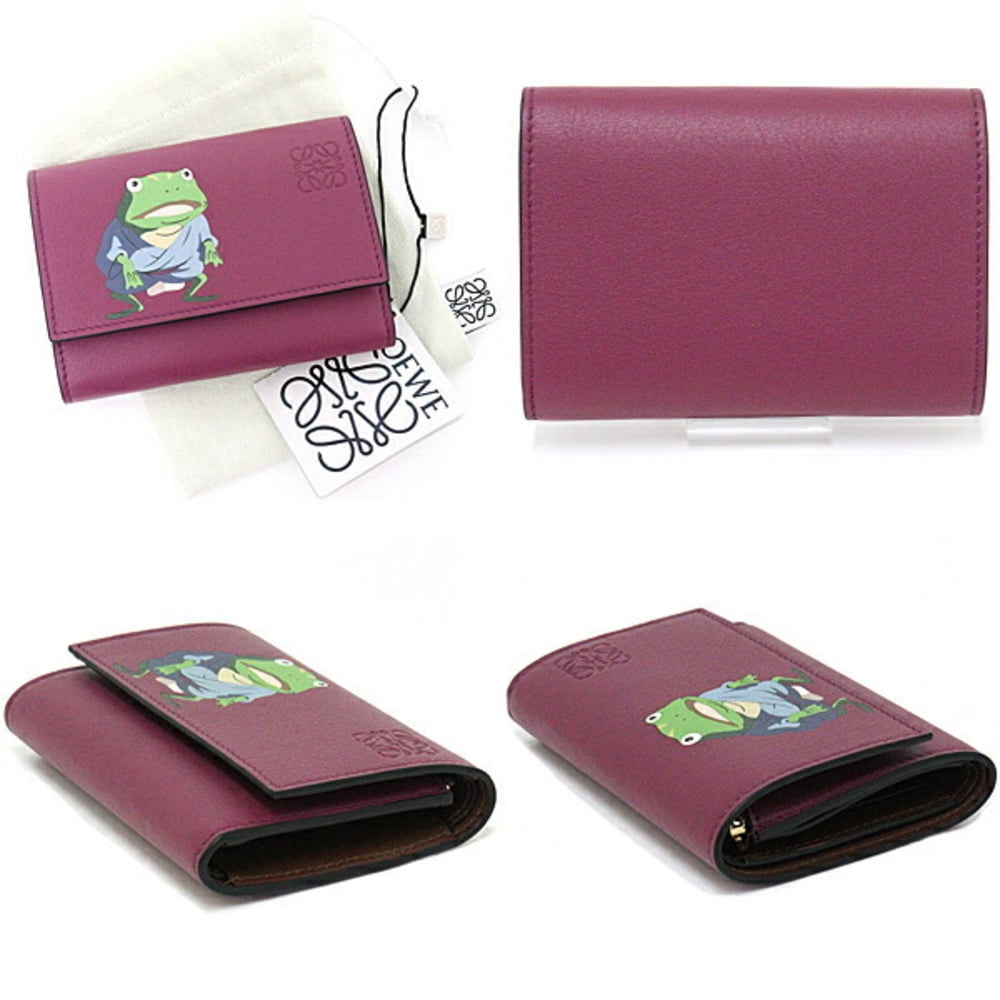 Loewe Pink Trifold Wallet