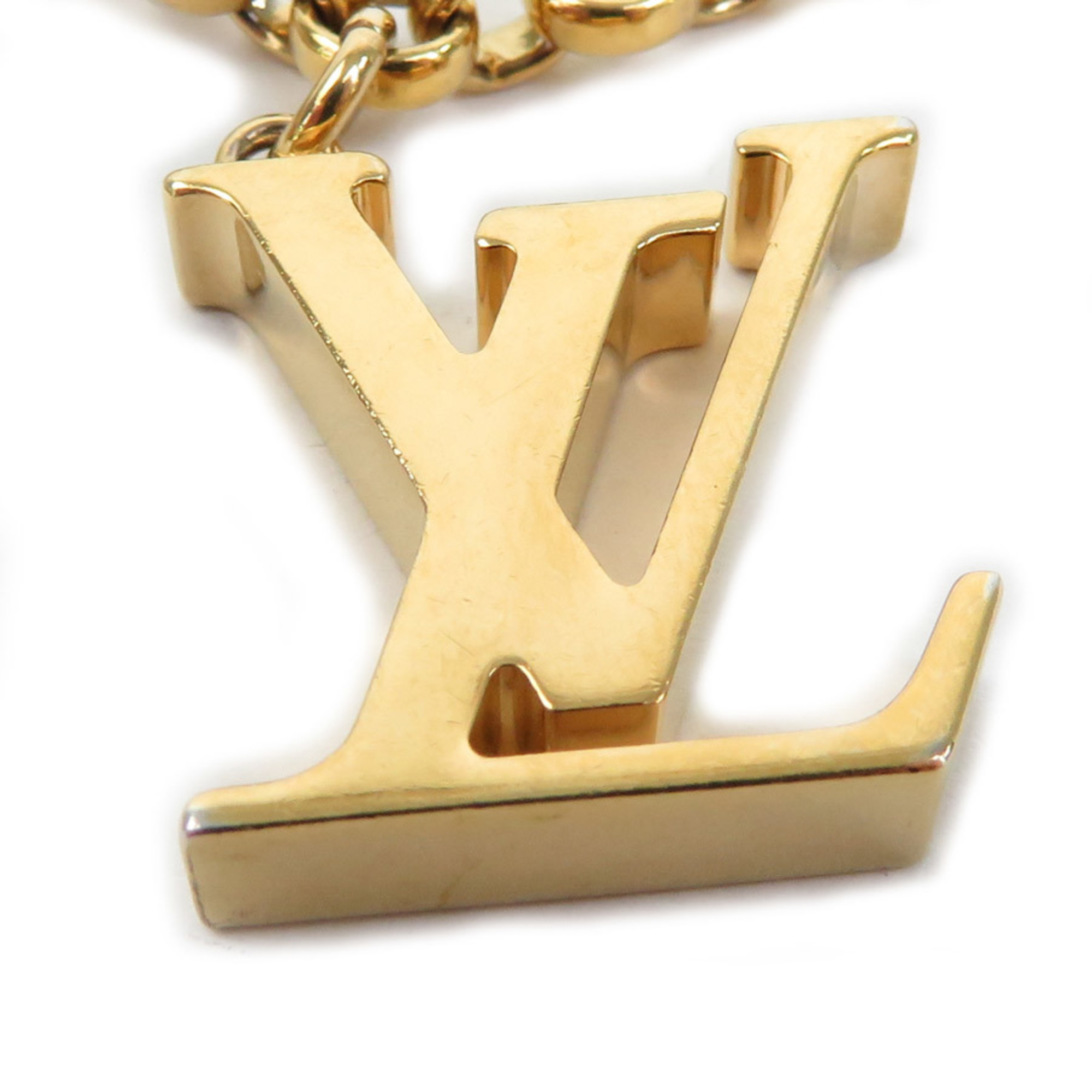 Louis Vuitton LOUIS VUITTON Charm Fleur de Monogram Metal/Enamel Gold/Off White/Pink Beige Women's M65111