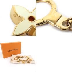 Louis Vuitton LOUIS VUITTON Charm Fleur de Monogram Metal/Enamel Gold/Off White/Pink Beige Women's M65111