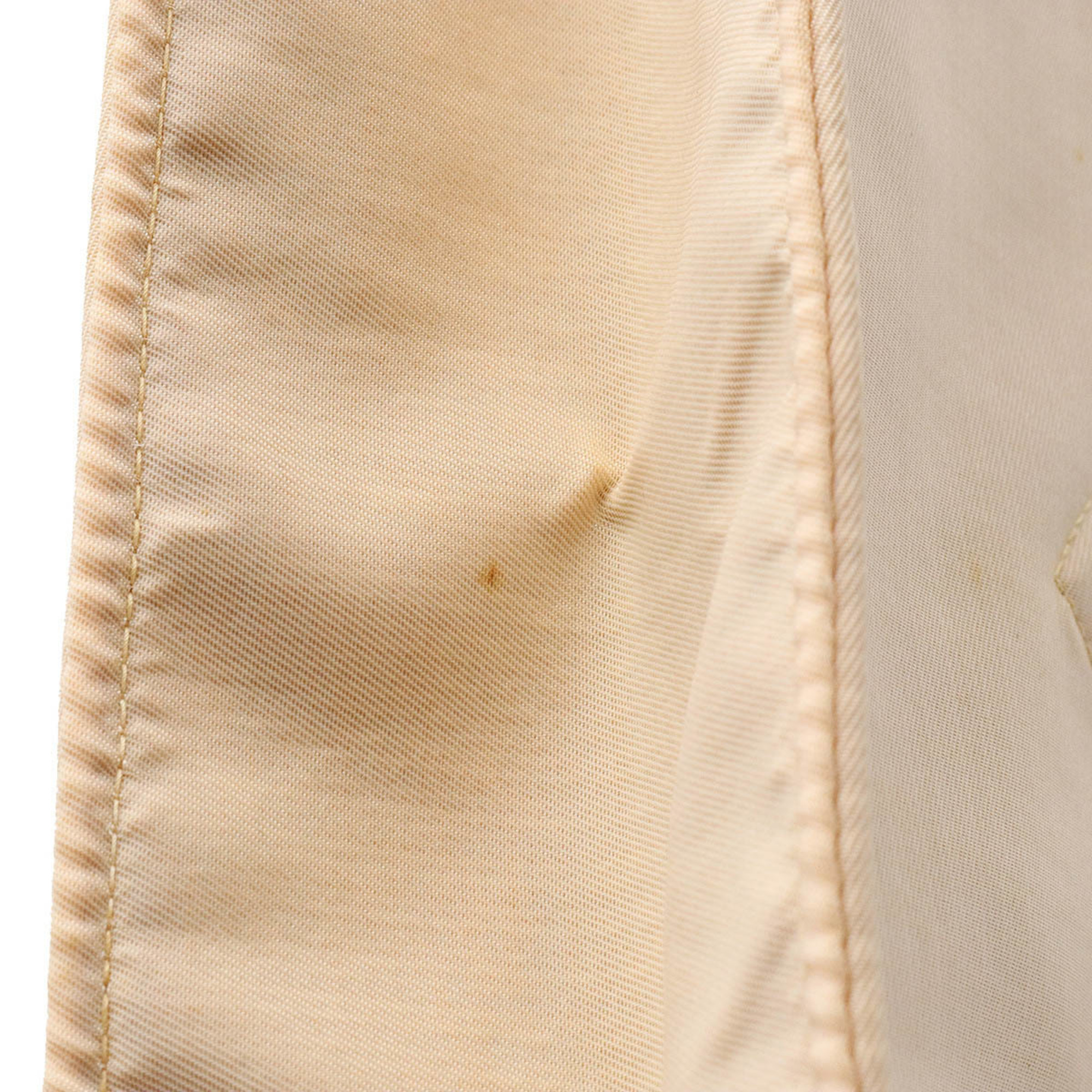 CHANEL Chanel here mark button tote bag handbag nylon light pink beige