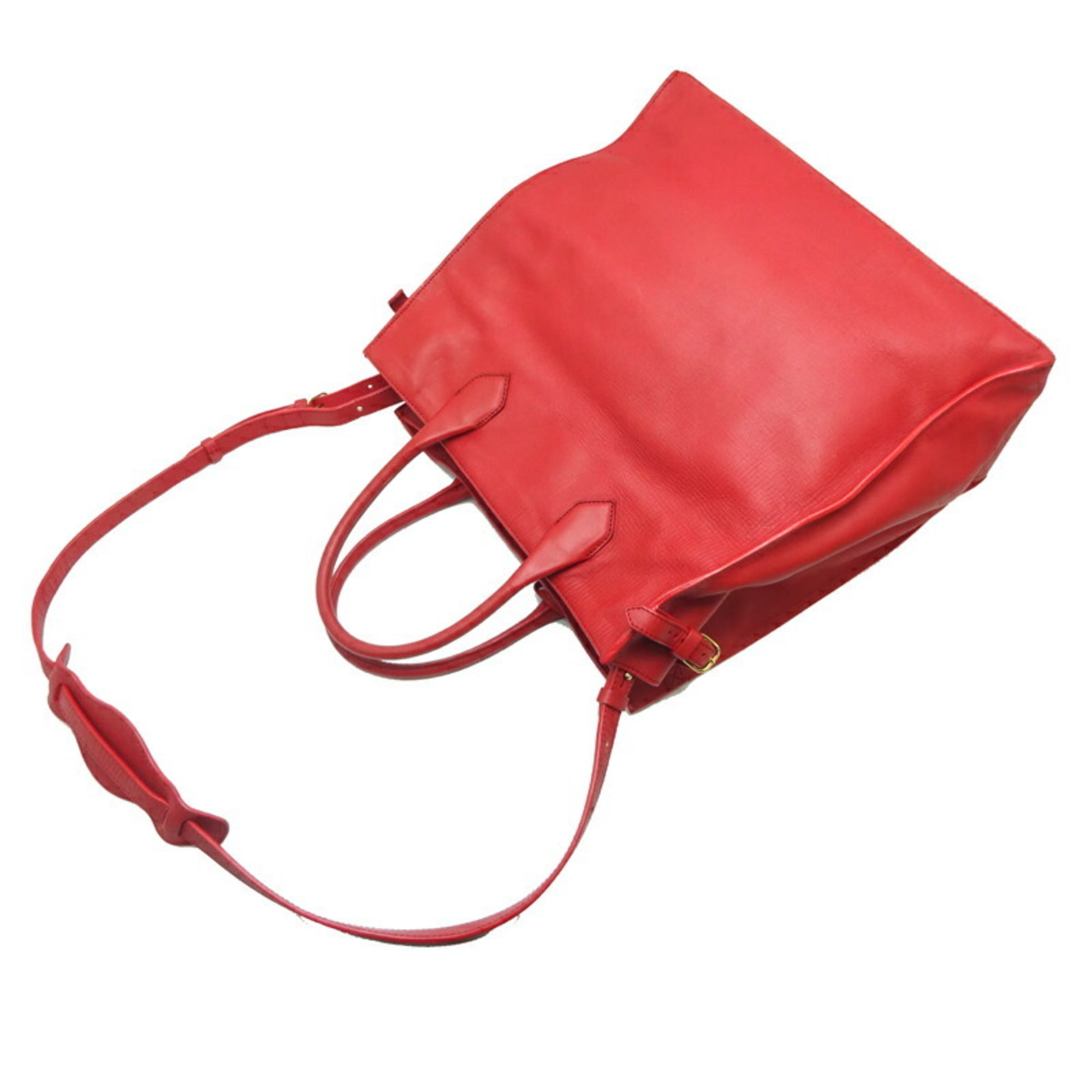 Balenciaga 2 Way Bag Ladies Handbag 293861/6411 Leather Red