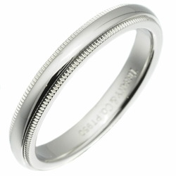 Tiffany Milgrain Band 3mm Pt950 Platinum Men's Ring