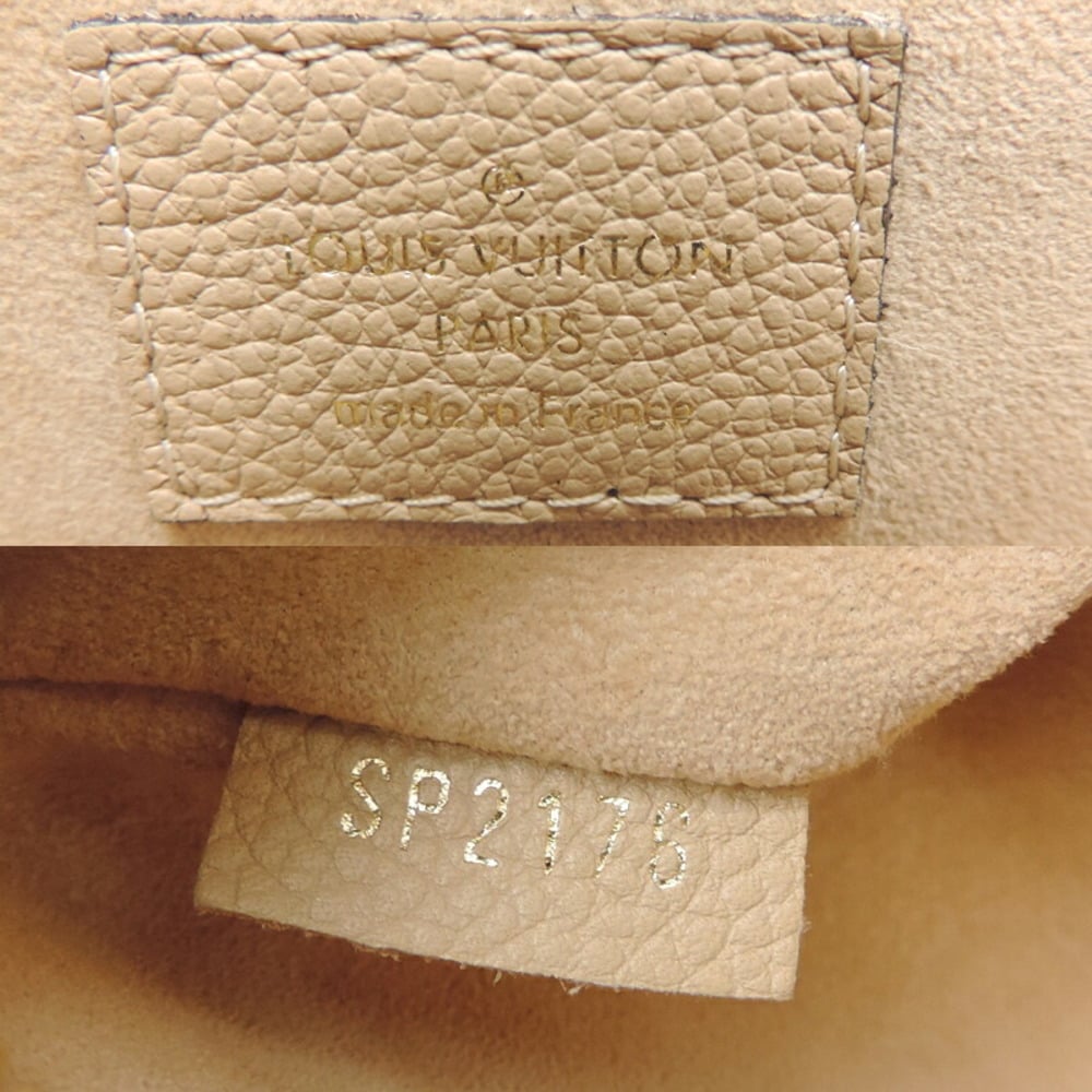 Louis Vuitton Dune Calfskin Leather and Brown Monogram Pallas