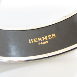 Hermes Email Cloisonné/enamel,Metal Bangle Black,Light Purple,Silver,White