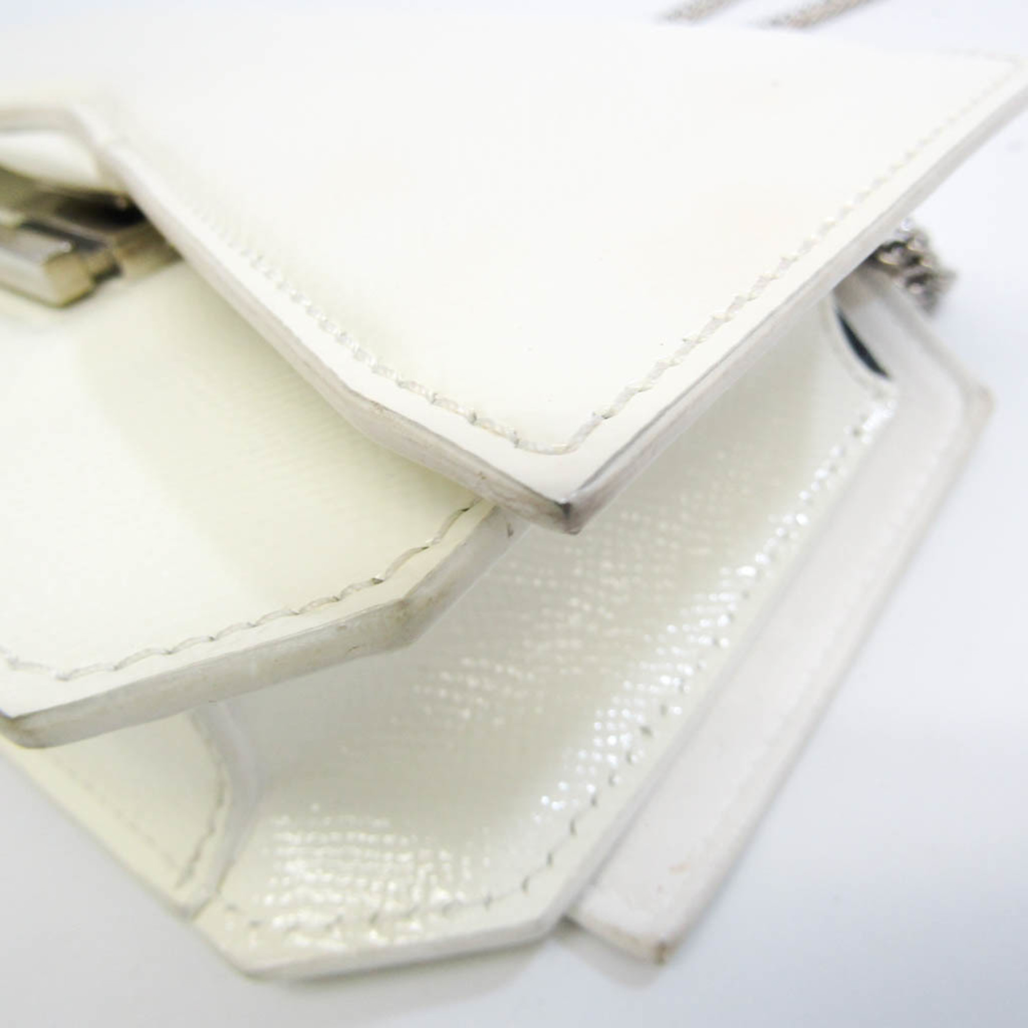 Givenchy Bow Cut Women's Leather Shoulder Bag Off-white