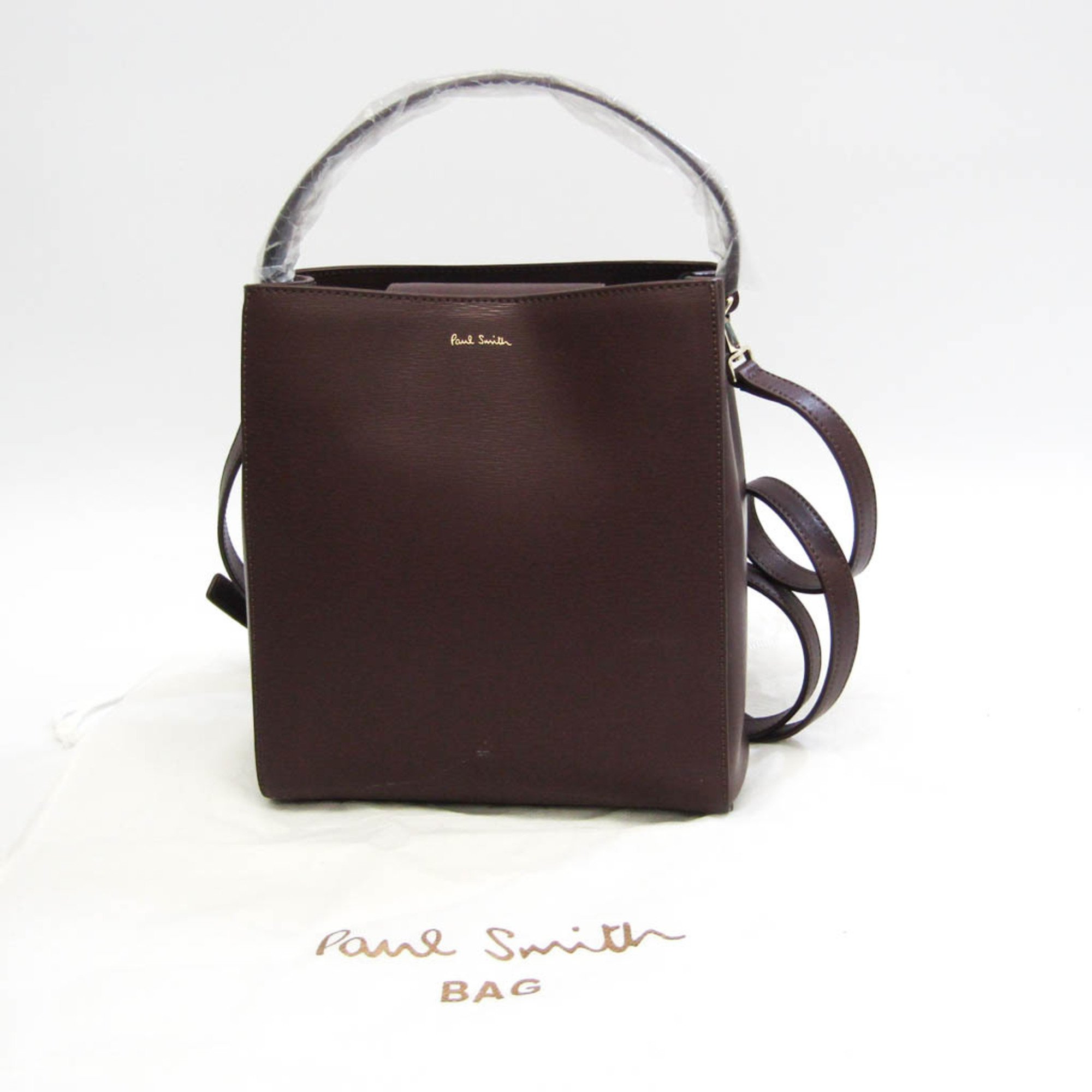 Paul Smith PWR650 Women's Leather Handbag,Shoulder Bag Bordeaux (close To Brown)