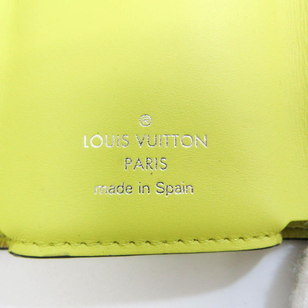 Authenticated Used Louis Vuitton Taigarama Discovery Compact Wallet M67629  Women,Men Taigarama Wallet (tri-fold) Jaune 